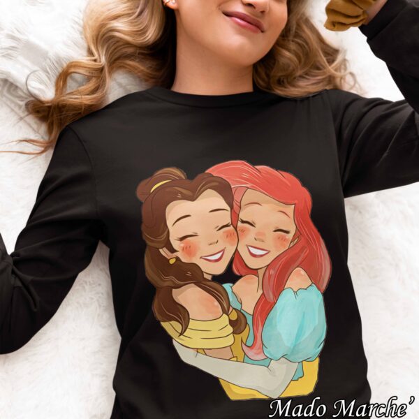 Adult T-shirt Long- Mermaid & Belle - Image 1