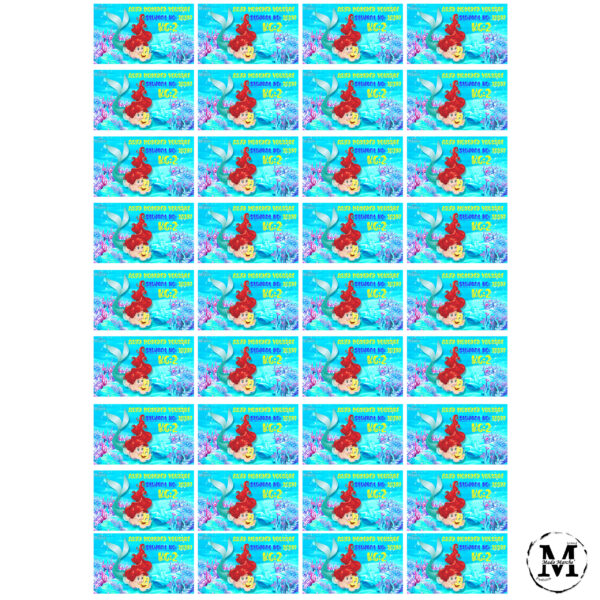 Little Mermaid school labels set - Image 3