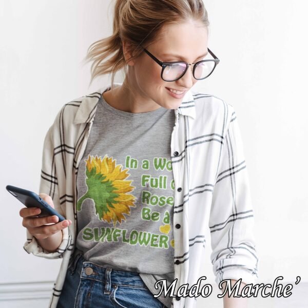 Adult T-shirt Long- Sunflower - Image 6
