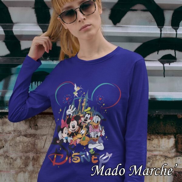 Adult T-shirt Long- Mickey Family - Image 2
