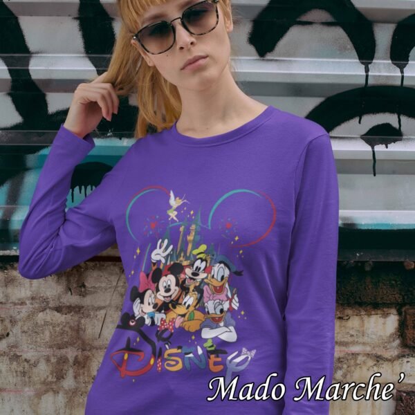 Adult T-shirt Long- Mickey Family - Image 3