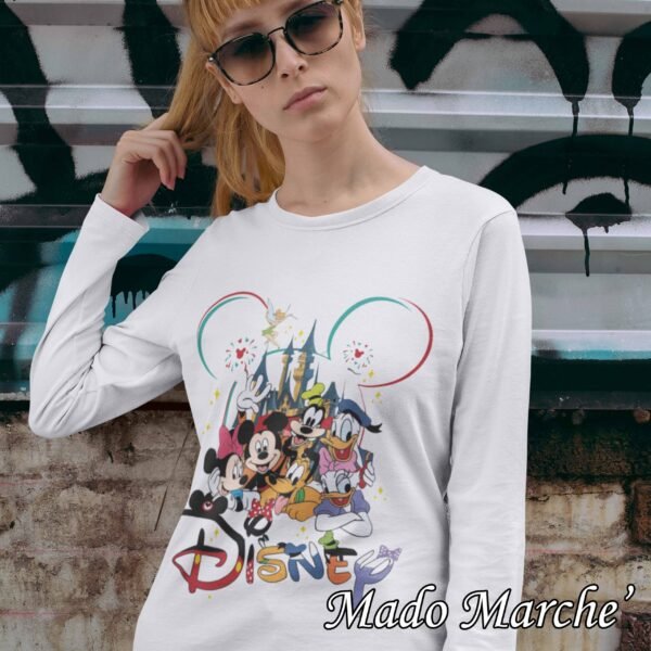 Adult T-shirt Long- Mickey Family - Image 4