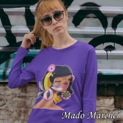 Adult T-shirt Long- Girl