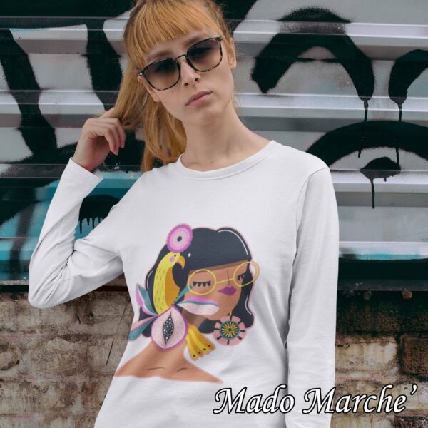 Adult T-shirt Long- Girl - Image 3