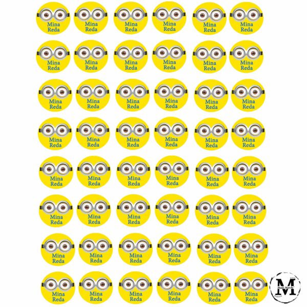 Minions school labels set - Image 4