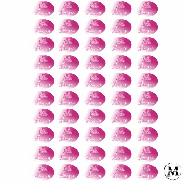 Barbie school labels set - Image 4