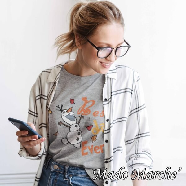 Adult T-shirt Long- Olaf Best Day Ever - Image 6