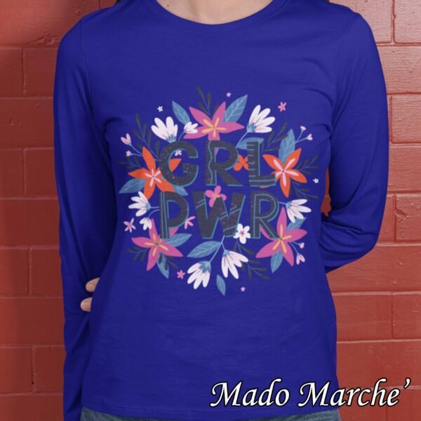 Adult T-shirt Long- Girl Power - Image 4