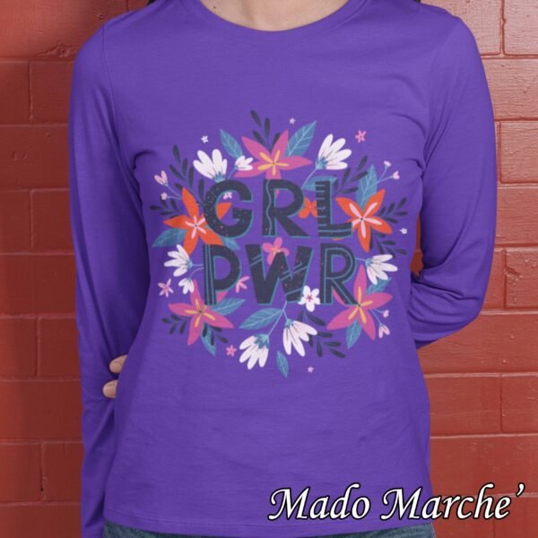 Adult T-shirt Long- Girl Power - Image 6
