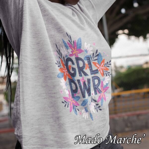 Adult T-shirt Long- Girl Power - Image 2