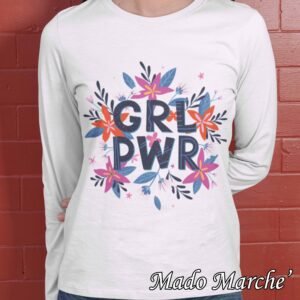 Adult T-shirt Long- Girl Power
