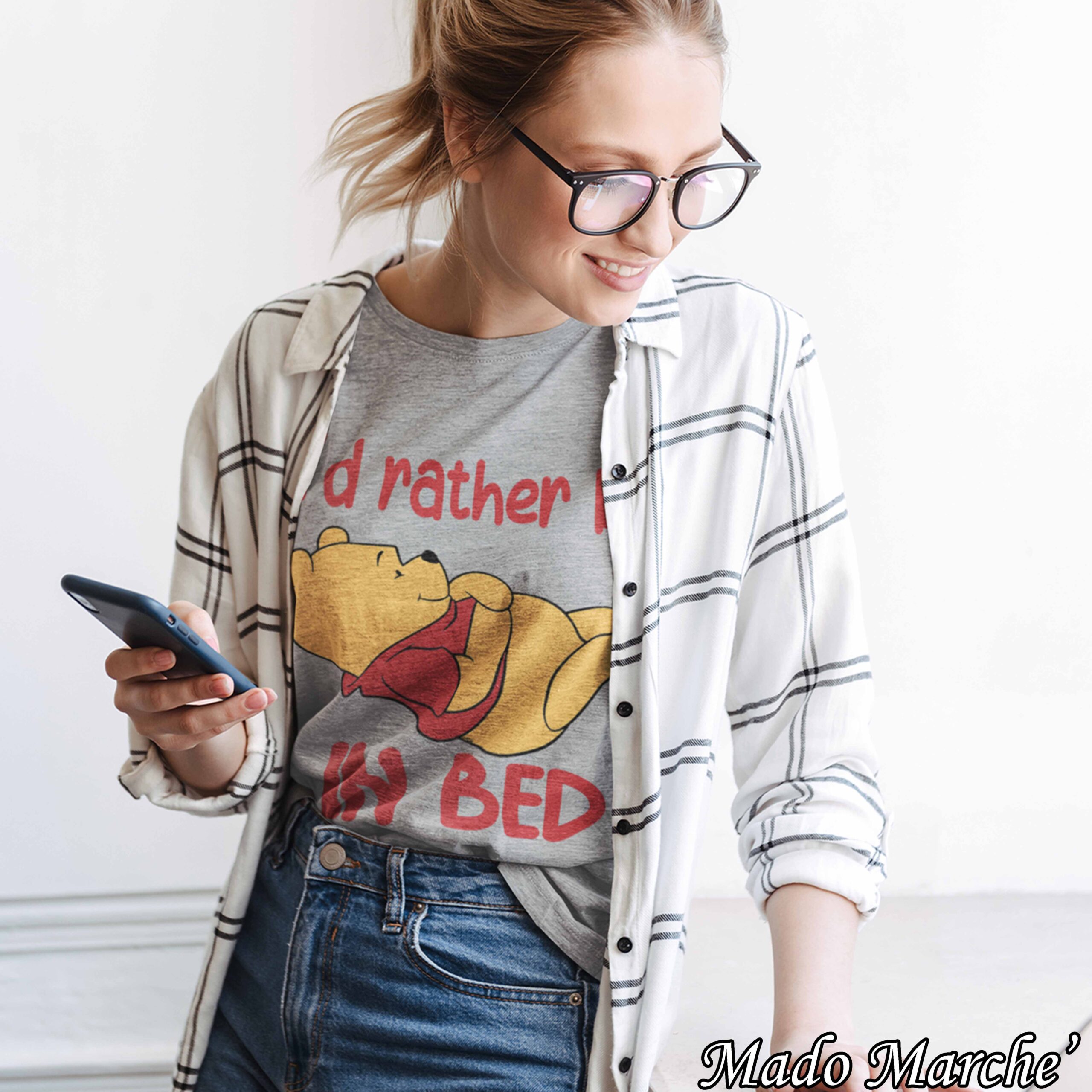 Adult T-shirt Long- I'd rather be in bed