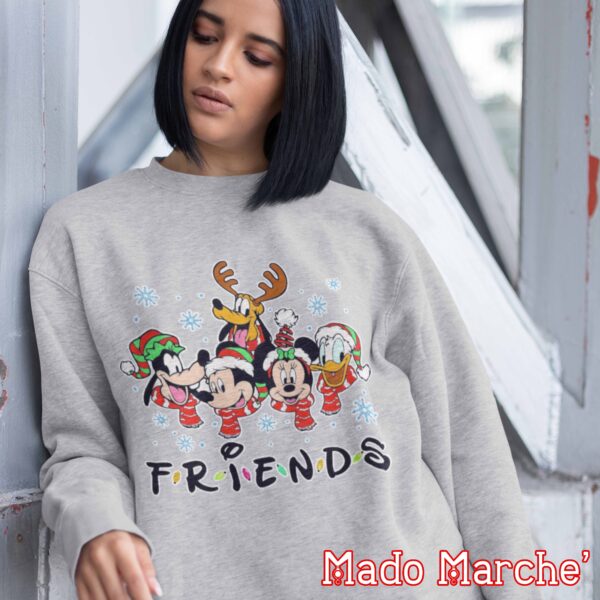 Adult Crewneck - Christmas Mickey Friends - Image 2