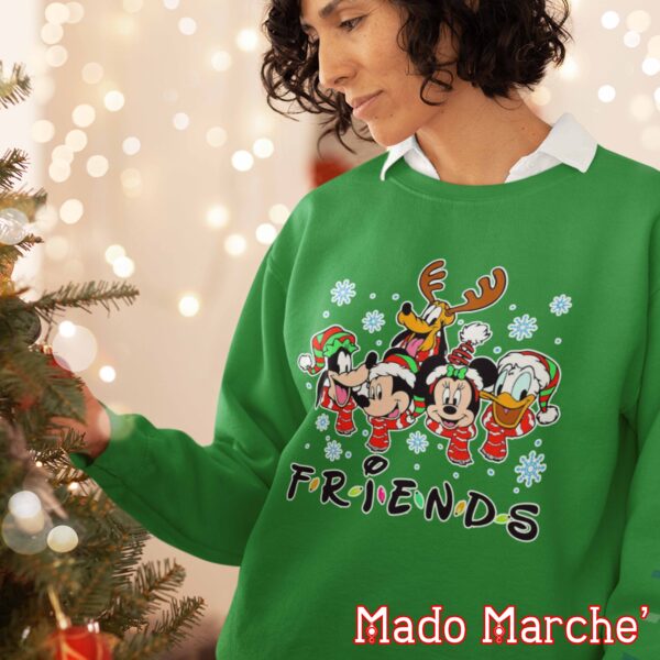 Adult Crewneck - Christmas Mickey Friends - Image 3