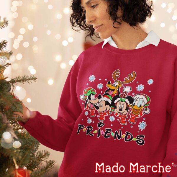Adult Crewneck - Christmas Mickey Friends - Image 4