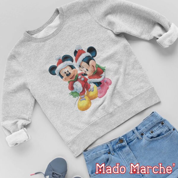 Kids Crewneck - Christmas Mickey & Minnie - Image 3