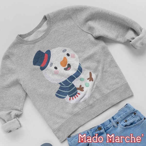 Kids Crewneck - Christmas snowman - Image 2
