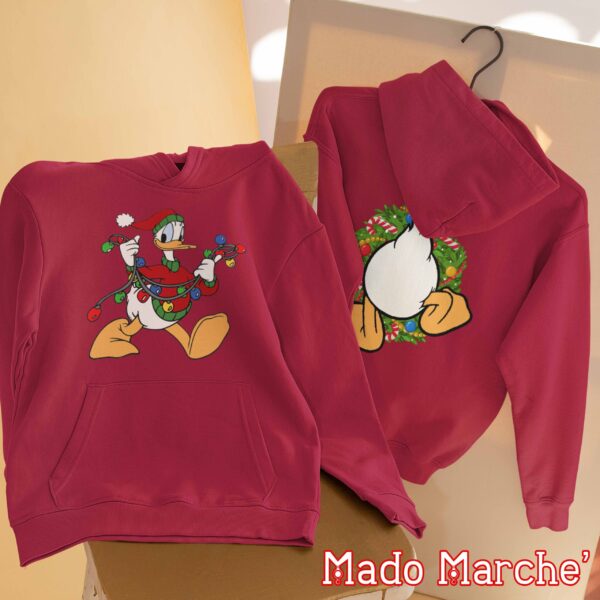 Kids Hoodie - Christmas Donald duck - Image 4