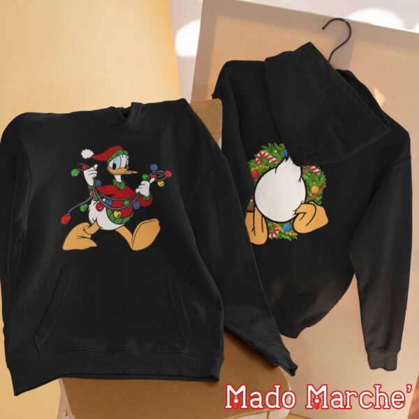Kids Hoodie - Christmas Donald duck - Image 3