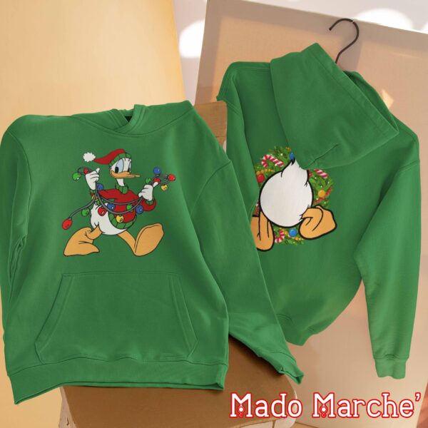 Kids Hoodie - Christmas Donald duck - Image 2