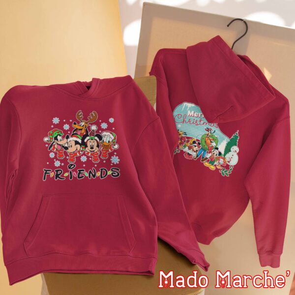 Adult Hoodie -Christmas Mickey Friends - Image 4