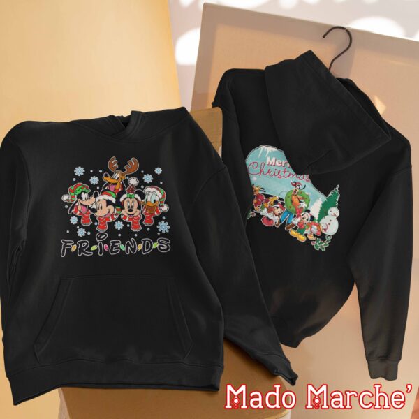 Adult Hoodie -Christmas Mickey Friends - Image 2