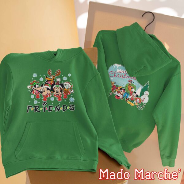 Adult Hoodie -Christmas Mickey Friends - Image 3
