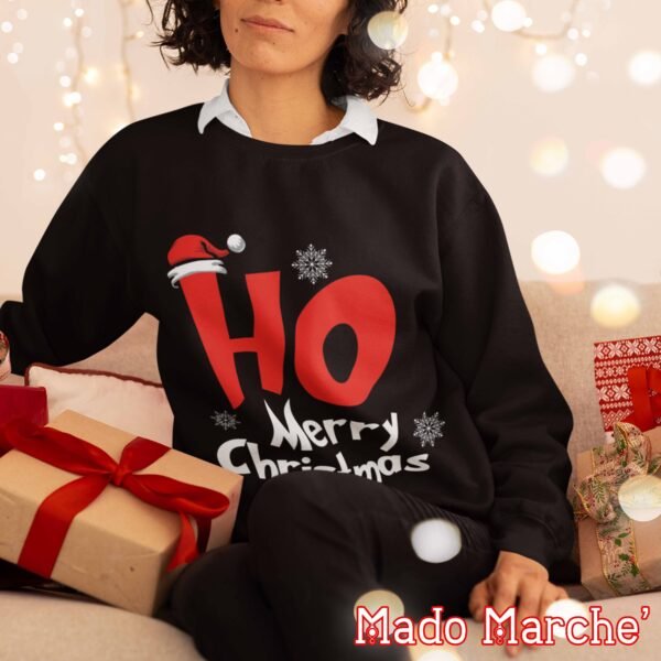 Adult Crewneck - Christmas Ho Merry Chrsitmas - Image 3