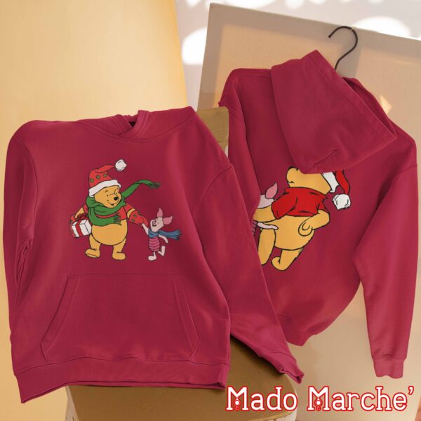 Adult Hoodie - Christmas Pooh - Image 4