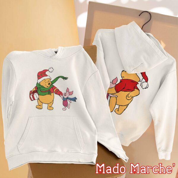 Adult Hoodie - Christmas Pooh - Image 3