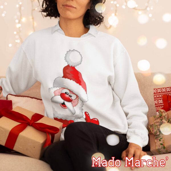 Adult Crewneck - Christmas Noel Face - Image 3