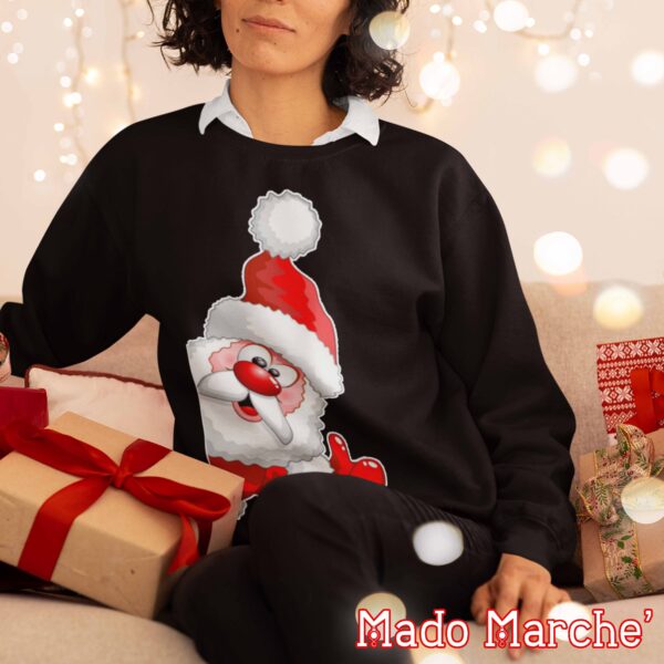 Adult Crewneck - Christmas Noel Face - Image 4