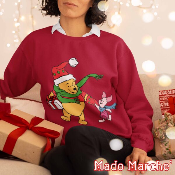 Adult Crewneck - Christmas Pooh - Image 2