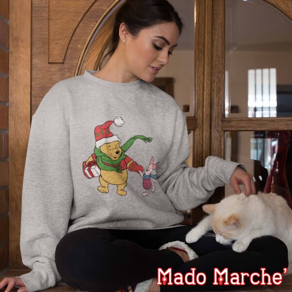 Adult Crewneck - Christmas Pooh - Image 5