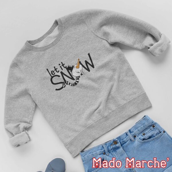 Kids Crewneck - Christmas let's snow - Image 2