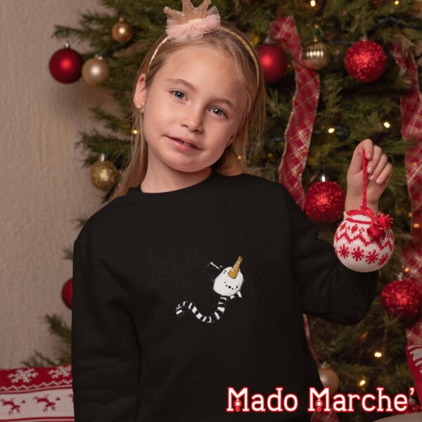 Kids Crewneck - Christmas let's snow - Image 5