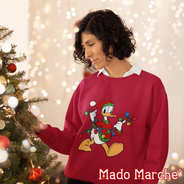 Adult Crewneck - Christmas Donald duck - Image 2