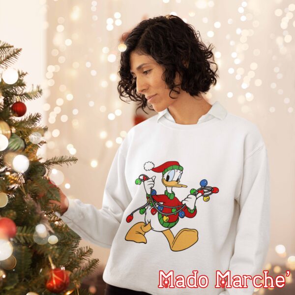 Adult Crewneck - Christmas Donald duck - Image 3