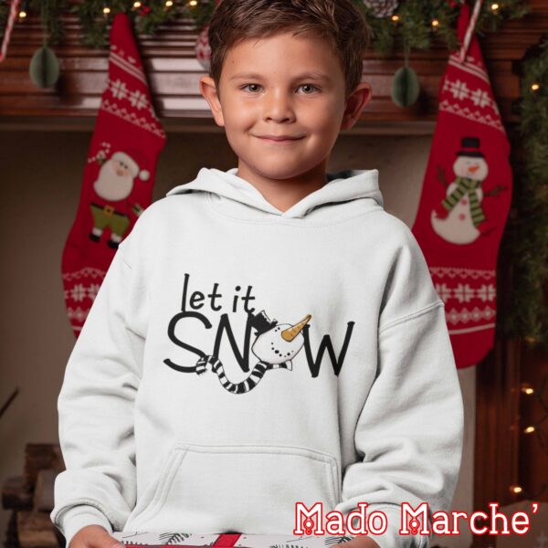 Kids Hoodie - Christmas Let's Snow - Image 2