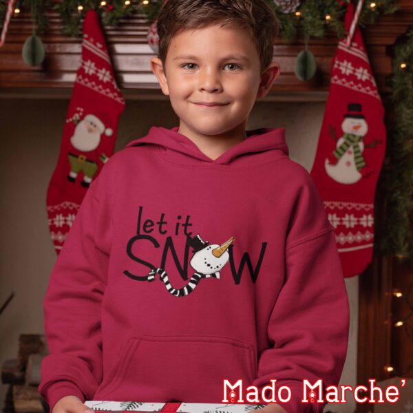Kids Hoodie - Christmas Let's Snow - Image 3