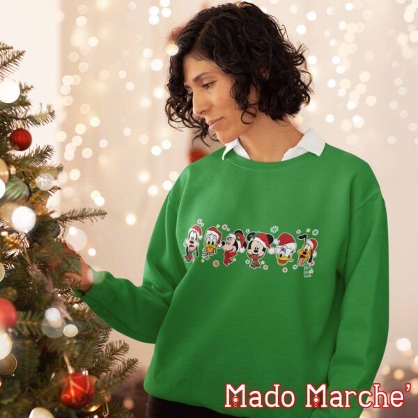 Adult Crewneck - Christmas Mickey Family - Image 3