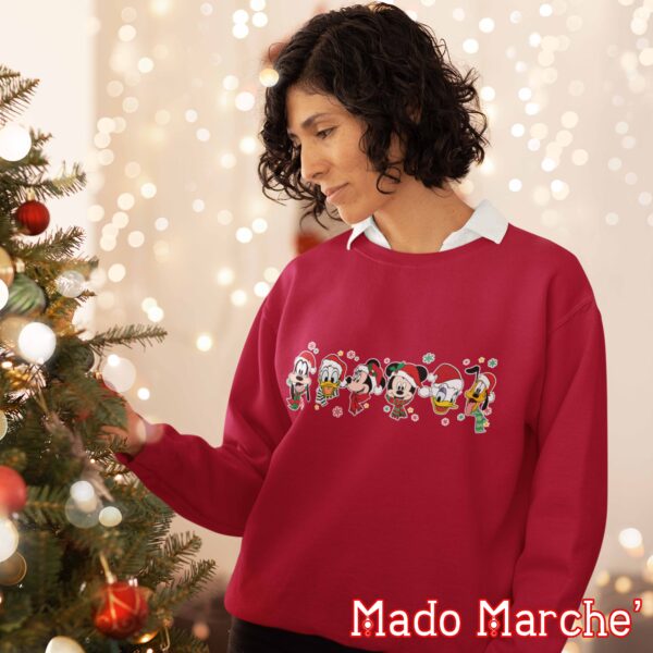 Adult Crewneck - Christmas Mickey Family - Image 4