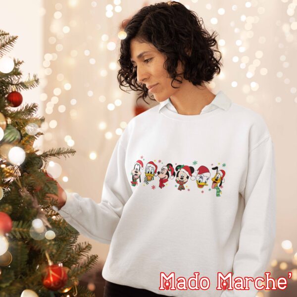 Adult Crewneck - Christmas Mickey Family - Image 5