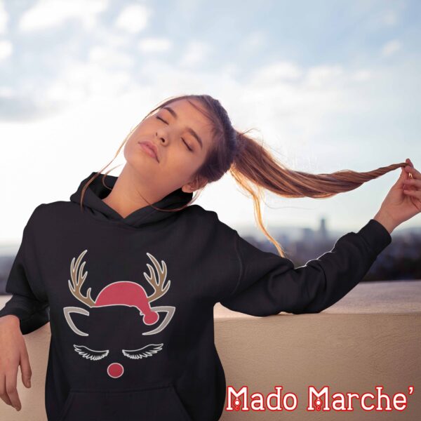 Adult Hoodie - Christmas Unicorn - Image 4