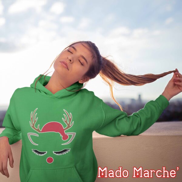 Adult Hoodie - Christmas Unicorn - Image 2