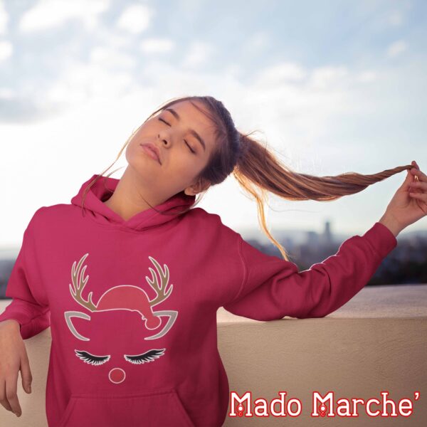 Adult Hoodie - Christmas Unicorn - Image 3