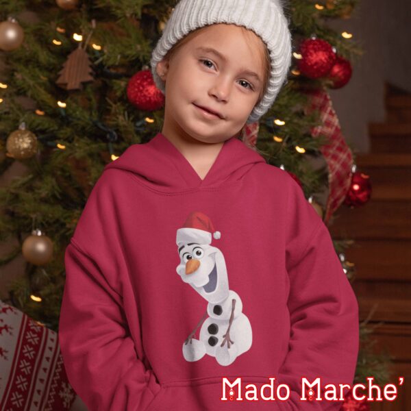 Kids Hoodie - Christmas Olaf - Image 2