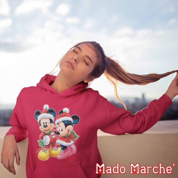 Adult Hoodie - Christmas Mickey & Minnie - Image 3