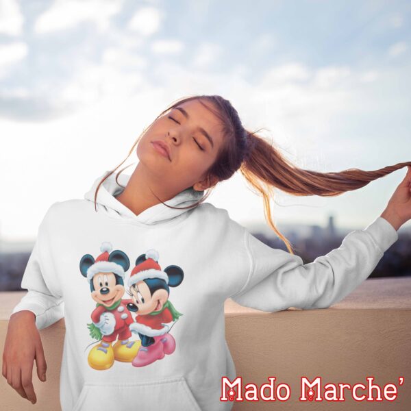 Adult Hoodie - Christmas Mickey & Minnie - Image 4