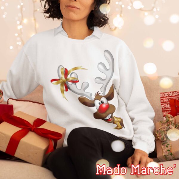 Adult Crewneck - Christmas Deer - Image 5